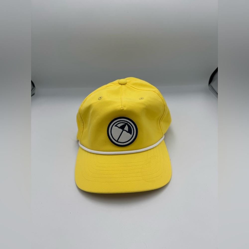 Puma N1AP Arnold Palmer AP Rope 110 Leather Strap Hat Cap yellow